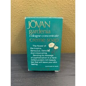 Vintage 1977 JŌVAN Gardenia Crème Soap Bar New 3.25oz‎ 92g Cologne Concentrate